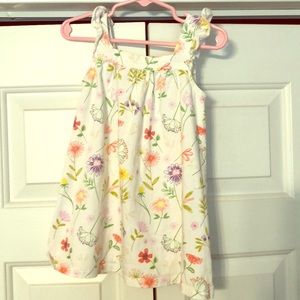 Floral Spring Cotton Kids Dress